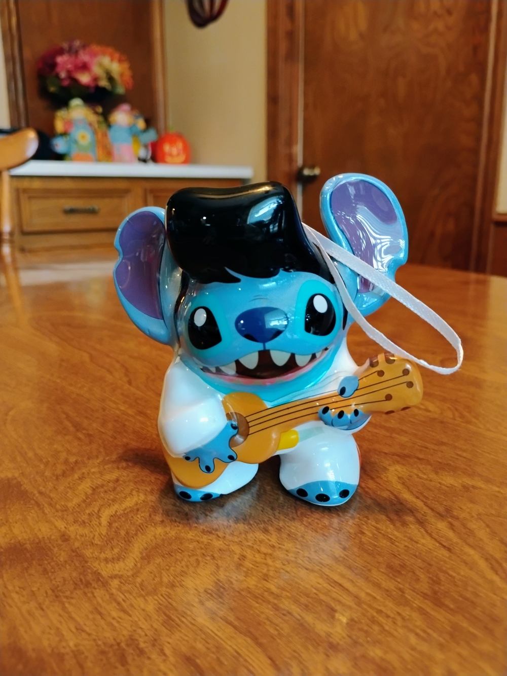 Stitch Elvis Blue Guitar Ornament
